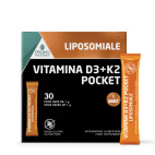 Liposomiale vitamina D3+K2 pocket 30 stick
