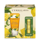 L'Erbolaio crema mani al limone e proteggilabbra in omaggio