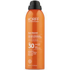 Korff sun olio spray per corpo e capelli protezione spf 30
