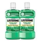 Listerine difesa denti e gengive bundle 2×500 ml gusto delicato