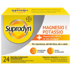 Supradyn Magnesio e Potassio 24 Bustine Integratore Alimentare Senza Glutine