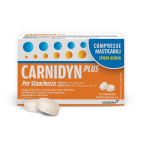Carnidyn Plus Integratore Stanchezza Fisica Mentale 18 Compresse Masticabili Agrumi