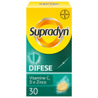 Supradyn Difese 30 Compresse Effervescenti Vitamina C D Zinco Sistema Immunitario