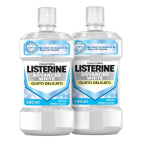 Listerine advanced white collutorio gusto delicato bundle 2×500 ml