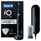 Oral-B iO 10 spazzolino elettrico nero con custodia e iO Sense