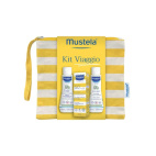 Mustela Kit Viaggio Latte Solare 40ml + Detergente Delicato 100ml + Latte Corpo 100ml