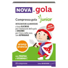 Nova Gola Junior 20 Compresse Gusto Fragola Bambini 3+