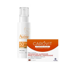 Avène Fluido Solare Anti-Età SPF 50+ da 40ml + Carovit Forte Plus Solare 30 Capsule