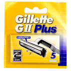 Gillette Ricariche GII Plus, Bilama, 5 pezzi