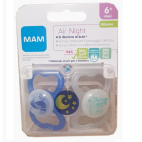 Air Night MAM 6+ Mesi 2 Succhietti Fantasia Azzurro