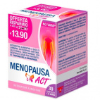 F&F Menopausa Act Integratore Alimentare Supporto Menopausa Caffè Verde Gymnema 30 Compresse