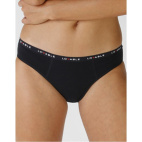 SLIP FLUSSO MEDIO NERO TAGLIA M LOVABLE