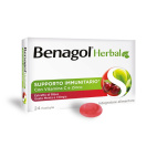 BENAGOL HERBAL MENTA E CILIEGIA 24 - pastiglie per il benessere della gola