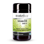 NUTRIVA Vitamina D3 2000UI 60 Compresse Vegano Integratore Alimentare