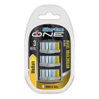 SILVER CARE ONE RICAMBI TESTINE IN ARGENTO ANTIBATTERICO 3PZ.MEDIUM