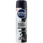 NIVEA MEN DEODORANTE SPRAY 150ML.INVISIBLE FOR BLACK&amp;WHITE ORIGINAL