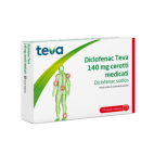 DICLOFENAC 140mg10Cer.Med.TEVA