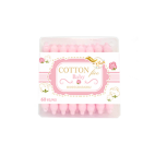 Bastoncini Cotonati Baby 60 Pezzi Rosa