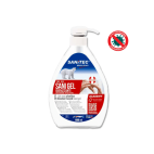 Gel Igienizzante Mani Alcolico 70% Pronto All'uso Sani Gel Sanitec 600 Ml Uso Professionale
