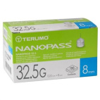 Ago Per Penna Da Insulina Nanopass 32,5 Gauge Lunghezza 8 Mm 100 Pezzi