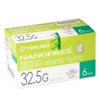 Ago Per Penna Da Insulina Nanopass 32,5 Gauge Lunghezza 6 Mm 100 Pezzi