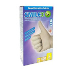 Guanto Monouso Smilex Febi Lattice Talcato Aql 1,0 Taglia L100 Pezzi