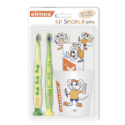 Special Pack Kids Elmex 1 Dentifricio Elmex Bimbi 50 Ml + 2spazzolini Elmex Bimbi 3 6 Anni + 1 Tazza Omaggio