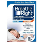 Breathe Right Cerotti Nasali Classici Standard 30 Pezzi Dispositivo Medico