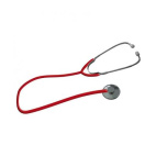 Stetoscopio A Testa Piatta Adulto Diametro 45 Mm Lunghezza Tubo 63 Cm Rosso