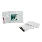 Guanto Di Filo Cotone 100% Bianco Per Allergie Dermatologiche 7 1 Paio