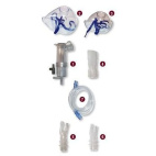 Mascherina Adulti Tipo 2 In Pvc Morbido. Ricambio In Plastica Per Aerosolterapia