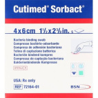 Garza Assorbente Cutimed Sorbact 4x6cm 5 Pezzi