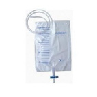 Sacca Di Drenaggio Letto Per Incontinenza 2000ml In Pvc Convalvola Di Non Ritorno E Scarico Sterile Con Tubo Di Raccordo 120cm 1 Pezzo Riutilizzabile