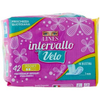 Lines Intervallo Salvaslip Velo Ripiegato 42 Pezzi Coupon