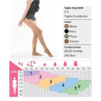 Kamila Collant Mabel 140 Denari Maglia Liscia Playa 5