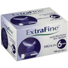 Ago Per Penna Da Insulina Extrafine G31 6mm 100 Pezzi