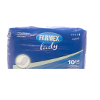 Pannolone Sagomato Per Incontinenza Leggera Farmex Lady Misura Super 10 Pezzi
