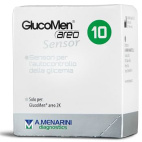 Strisce Glucomen Areo Sensor Per Analisi Del Glucosio 10 Pezzi