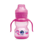 J Bimbi B Free Sippi 1 Rosa 240 Ml Prima Tazza Con Beccuccio In Silicone