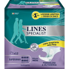 Lines Specialist Pannolone A Mutanda Media 12 Pezzi