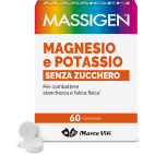 Massigen Magnesio e Potassio 60 Compresse Senza Zucchero