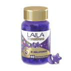 Laila DormiBene 60 Gommose Integratore Sonno Melatonina Rilassante Frutti Bosco