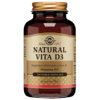 Solgar Natural Vita D3 Integratore Vitamina D3 100 Perle Softgels 1200 UI