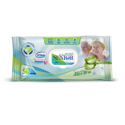 SALVIETTINE SENIOR ALOE 50PZ