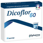 Dicoflor 60 Probiotici 15 Bustine per Equilibrio Flora Intestinale Senza Glutine