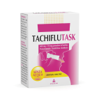Tachiflutask 10 bustine sintomi influenzali 600 mg + 10 mg