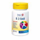 Longlife K-2 Gold 60 perle Vitamina K2 100 mcg naturale biodisponibile