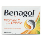 Benagol con vitamina C al gusto arancia per il mal di gola