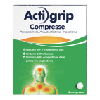 Actigrip 12 compresse per raffreddore e influenza 