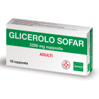 Glicerolo * ad 18 Supposte 2250 mg